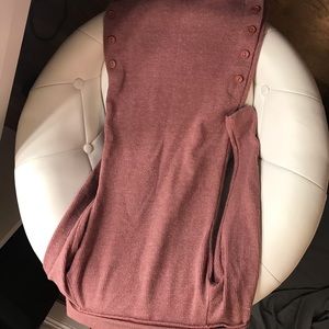 Mauve off shoulder dress